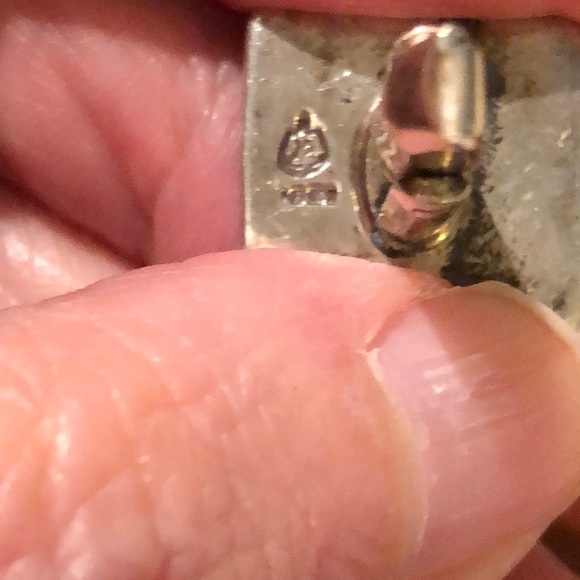 Gorgeous sterling SILVER Cufflinks - Picture 5 of 5